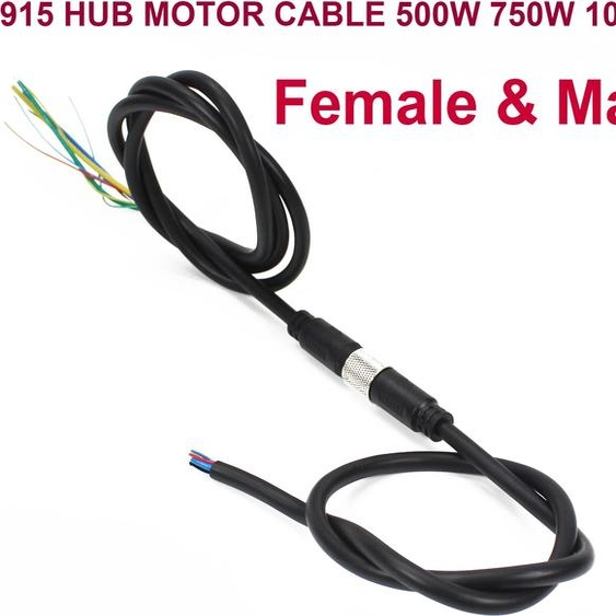 NONE Ebike igo-e ebike vélo électrique 915 câble électrique mâle ou femelle câble HUBMotor pour bafang G062 vélos de plage de neige 500 W 1000 W