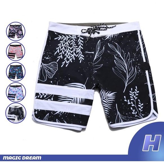 NONE Été nouveaux hommes imperméable Shorts de plage Phantom Bermuda conseil Shorts de bain séchage rapide décontracté plongée Surfwear Plus maillots de bain