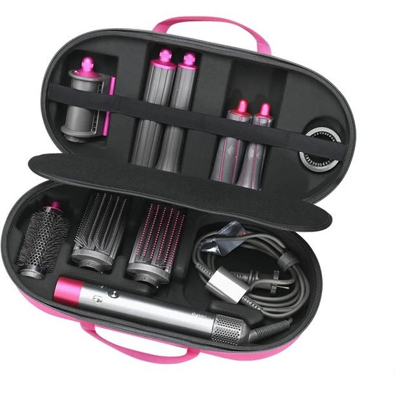 NONE Étui rigide pour Dyson Airwrap Styler complet Long/Complet HS05 HS01-Se adapta à 4 barils longs ou barils courts pour sèche-cheveux Dyson