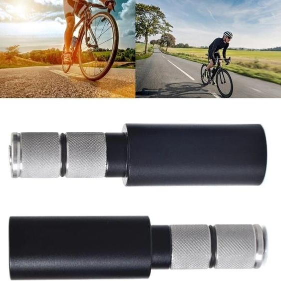 NONE Extension de guidon de vélo en alliage daluminium, réglable, améliore le confort et ing.org pendant la conduite, 1 paire