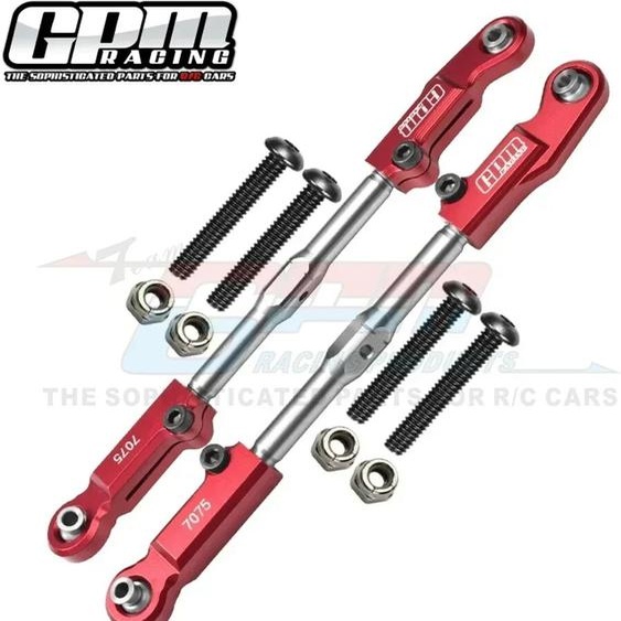 NONE GPM pour ARRMA 1/7 FIRETEAM BIG ROCK 1/8 Kraton Outcast TALION 6S bras supérieur arrière en métal maillons de biellette de direction AR 330221   AR AR 330230