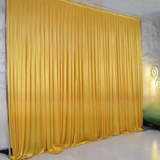 NONE Hotsale décoration de mariage rideaux toile de fond rideau romantique glace soie scène événement fête spectacle hôtel panneaux en gros