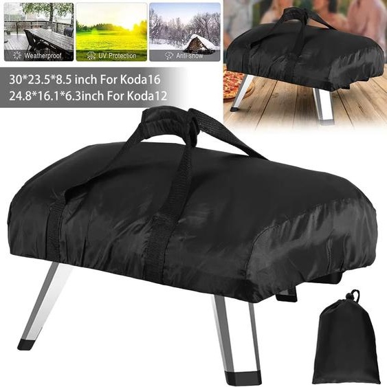 NONE Juste de four à pizza pour Ooni Koda, tissu Oxford imperméable, housse anti-poussière, accessoires de barbecue, 12, 16, 420D, 600D