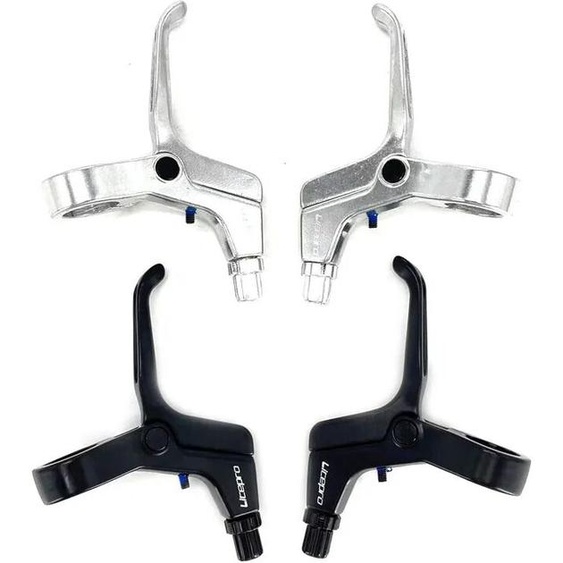 NONE Litepro-Levier de frein en V pour vélo pliant pour enfants, alliage daluminium, argent, noir, BYA412, 22.2mm