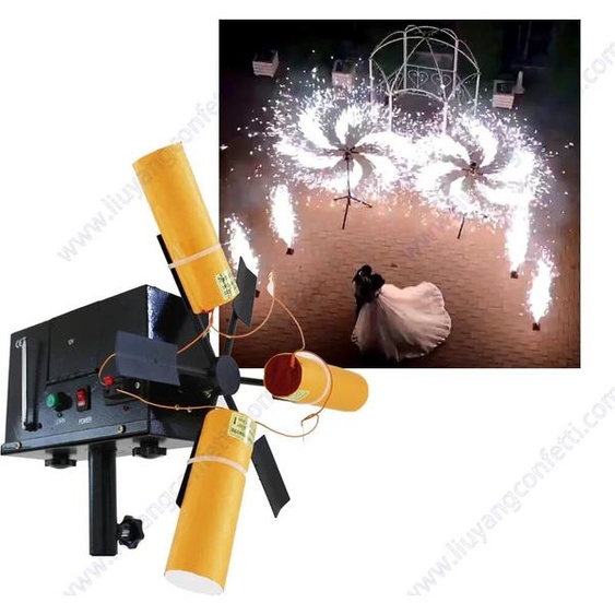 NONE Machine à feu dartifice à étincelle froide, télécommande Dmx, feu dartifice de Mariage, dispositif à effet spécial pour fête, danse, mariée, Mariage, entrée de Couple
