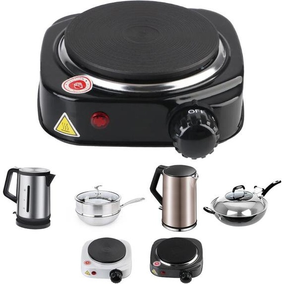 NONE Mini cuisinière électrique multifonctionnelle, appareil de cuisine, cuisinière, plaque chauffante, lait, eau, café, four chauffant, 500W, 220V