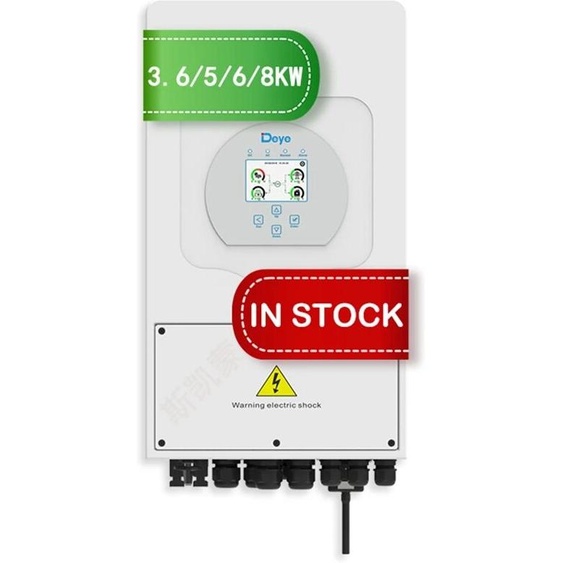 NONE Onduleur solaire hybride Deye 6kw onduleur hybride solaire monophasé monophasé SUN-6K-SG03LP1-EU pour lEurope