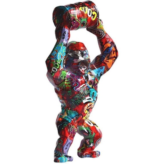 NONE Ornement illimité de ajuster ille coloré King Kong Bucket-Lifting