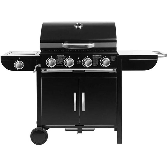 NONE Piezo VILLE-Grille de barbecue à gaz avec Therye.com, grand support, 4x1000BTU/2.93 KW, pour Garden Party et Camping