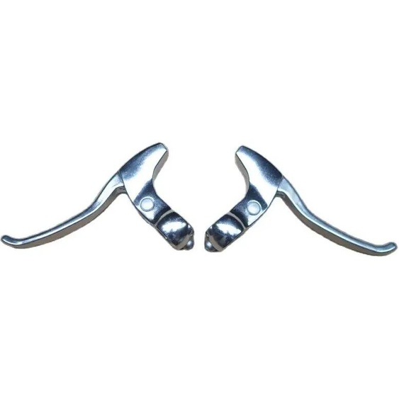 NONE Poignée de frein de vélo en aluminium argenté, pour levier de vélo pliant, Modification, équipement fixe, accessoires Fixie, cyclisme sur route, Vintage rétro