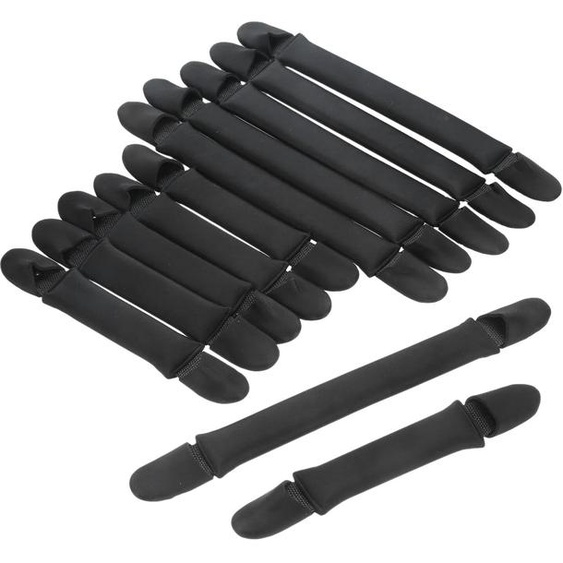 NONE Poignée de planche de surf en néoprène et PU noir, 6 pièces, accessoires durables