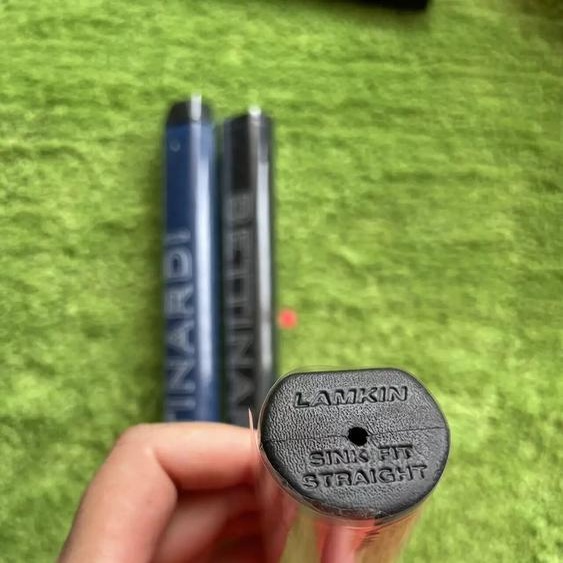 NONE Poignée de putter en PU pour club de golf, taille 3.0, rouge, noir, bleu, 3 couleurs, 1PC