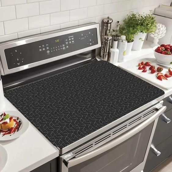 NONE Polymères de table de cuisson à induction en silicone résistants à la chaleur, housses de cuisinière à induction, grande protection de table de cuisson de qualité alimentaire, polymères de cuisine,