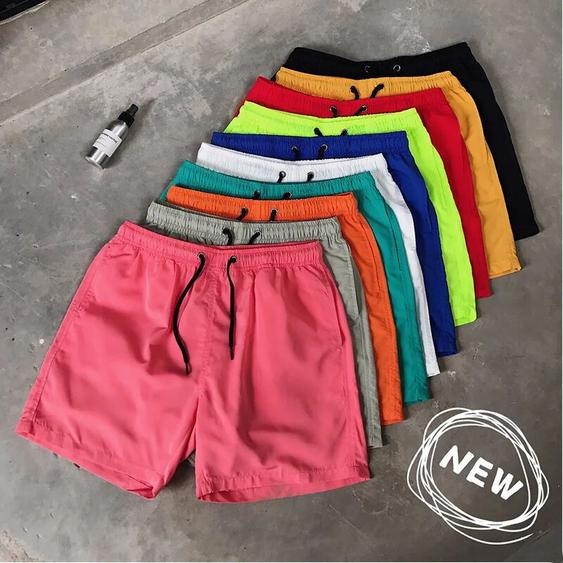 NONE Short de plage à séchage rapide pour homme, short de bain, pantalon de surf, short de plage, short deau, été, bord de mer