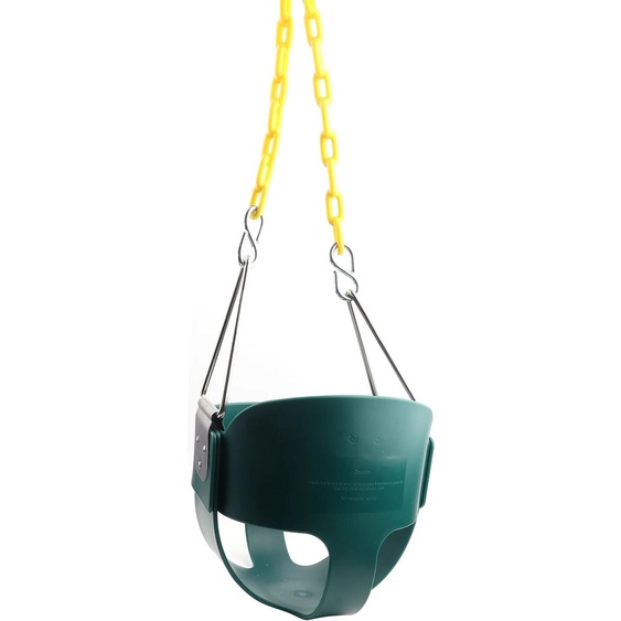 NONE Siège de balançoire de jeu pour tout-petits, seau complet à dossier haut entièrement assemblé