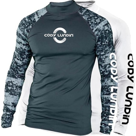 NONE Surf natation plongée T-Shirts serré à manches longues éruption garde maillots de bain hommes Protection UV Surf vêtements plage Floatsuit hauts