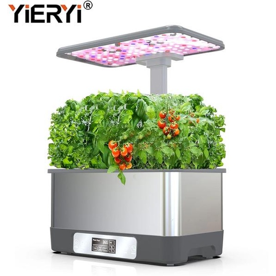 NONE Système Hydroponique Intelligent avec Lumière LED, 8 Trous, Kit Lauren, Minuterie de Contrôle, Jardin Nikpour 05/09/2018 et Herbes