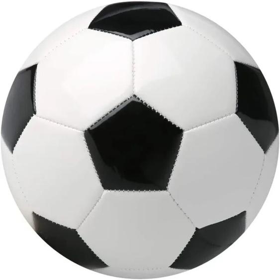 NONE Taille 3,4,5 ballons de football dentraînement professionnel classique blanc noir plus épais PU serré tissé pratique dentraînement appropriée ou cadeau