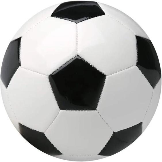 NONE Taille 3,4,5 ballons de football dentraînement professionnel classique blanc noir plus épais PU serré tissé pratique dentraînement appropriée ou cadeau