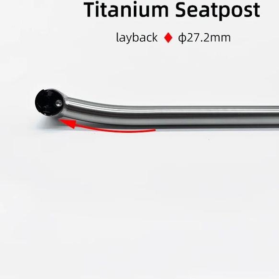 NONE Tige de dégager en alliage de titane pour vélo de route et VTT, tube postérieur à flotteur, accessoires de cyclisme