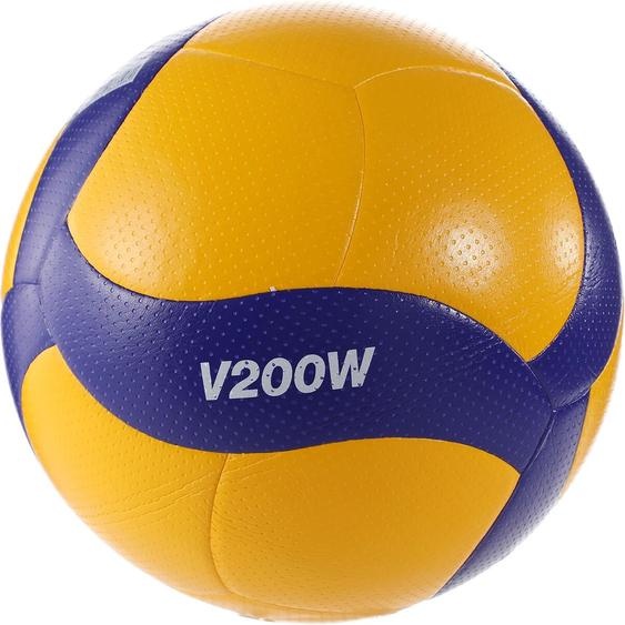 NONE V200W V300W volley-ball bleu jaune taille 5 haut de gamme PU colle chaude volley-ball pour adolescent et adulte intérieur extérieur