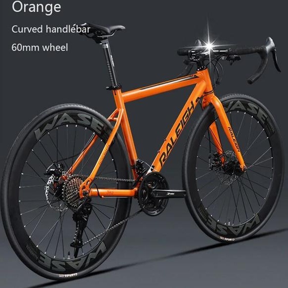 NONE Vélo de gravier, vélo de route en alliage daluminium, vélo de course à frein à disque 27/ 30 vitesses vélos de gravier 700c, vélos de route à guidon courbe