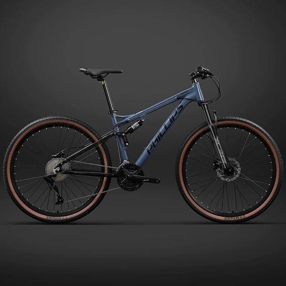 NONE VTT à queue souple, vélo de montagne en alliage daluminium 27,5 pouces Cross Country Double suspension 27/30/33 vitesses vélos tout-terrain