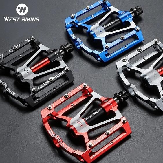 NONE WEST BIKING – pédales de vélo de qualité professionnelle, légères, en aluminium CNC, 3 roulements en acier au molybdène, pièces de vélo élargies, 280g