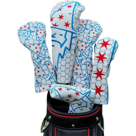 NONE Wizard couvre-chef de Golf bois pilote protéger couvre-chef numéro Fairway PU Golf couvre-chef accessoires de Golf