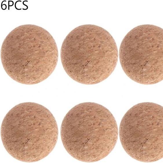 NONE YD61 6 pièces 36mm Table Football liège bois massif baby-foot Table ballon Football Fussball