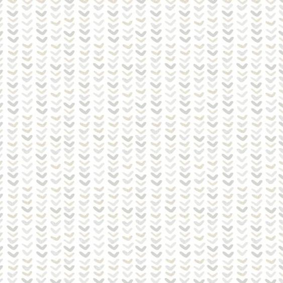 Noordwand Papier peint Mondo baby Small Harts Blanc et gris