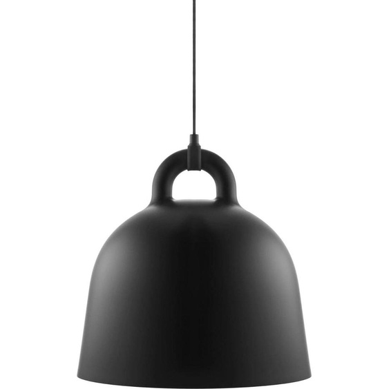 Normann Copenhagen Bell Lampe à suspendre - A++ Taille : Ø 35 cm - Hauteur 37 cm, Couleur : black