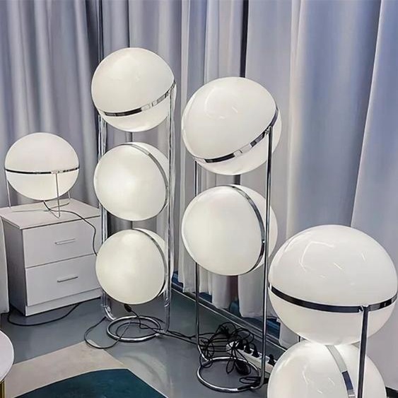 NORMICHY Lampadaire Art nordique Bauhaus lampe de salon médiévale lampe de chevet de chambre lampe sur pied décorative haut de gamme lumière dambiance LED