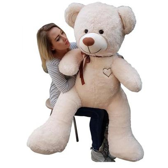 Nounours en peluche énorme Teddy Bear 75+85
