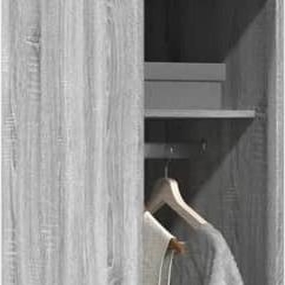 Nouveau 2025 - Armoire Gris Sonoma 30x50x200 cm Bois composite - Armoires C22726