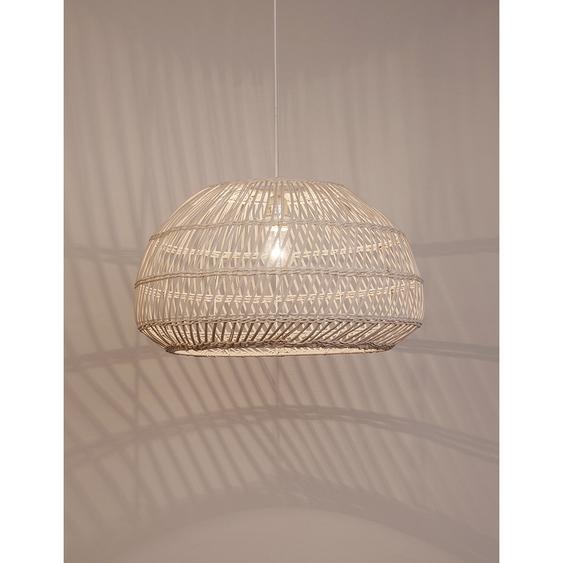 Nova Luce Melody Suspension naturelle Ratan