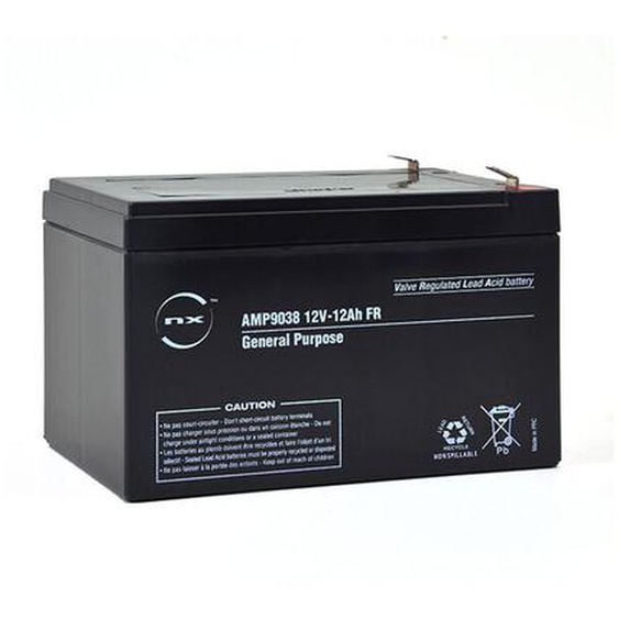 Batterie FULBAT AGM plomb Etanche FP12-12 (T2) 12 volts 12 Amps