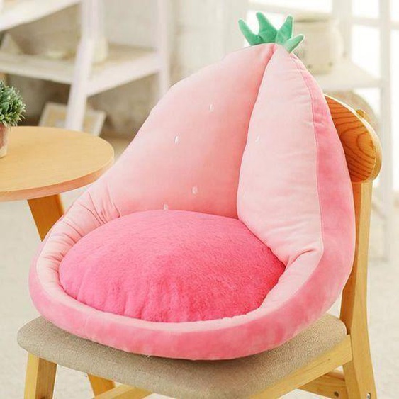 OEMG Coussin futon de siège, forme de fraise, tapis de tatami, canapé paresseux de plancher de chambre de baie vitrée à la maison