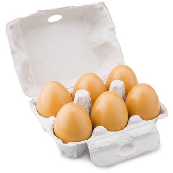 Oeufs En Bois Beige