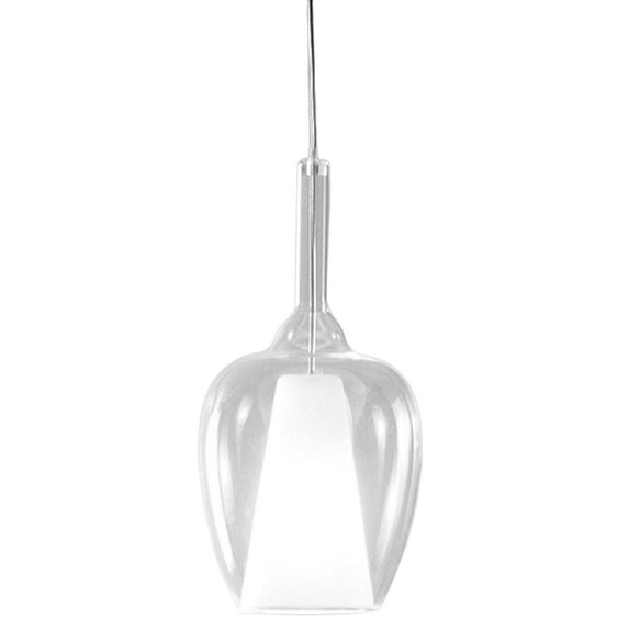 Ofelia S/10 Lampe À Suspension Transparente - Verre Borosilicate E27, Câble 3M, Essential Design Gea Luce