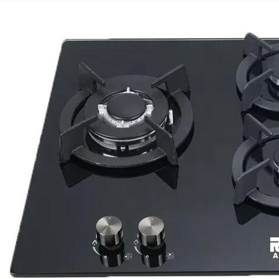 OIMG Appareil de cuisine intégré à cylindre, 4 brûleurs, trois brûleurs, plaque de cuisson à gaz en acier inoxydable, cuisinière à gaz