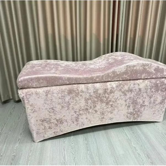 OIMG Ornement de lit de cils incurvé pour Salon de beauté, Table de Massage en velours, matelas personnalisé pour Salon de beauté, vente en gros