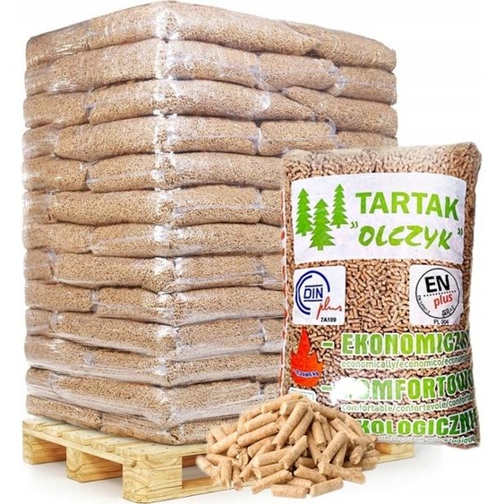 Olczyk palette de granulés 65 sacs 975 kg combustible bois
