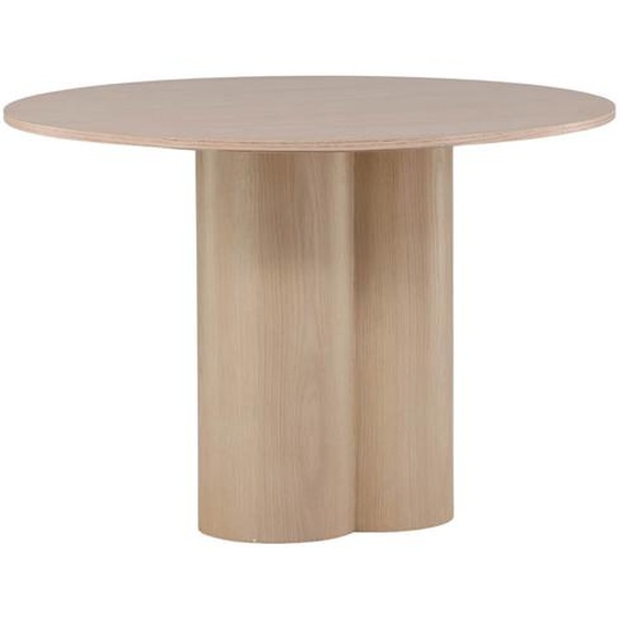 Olivia table de salle à manger 110cm whitewash.