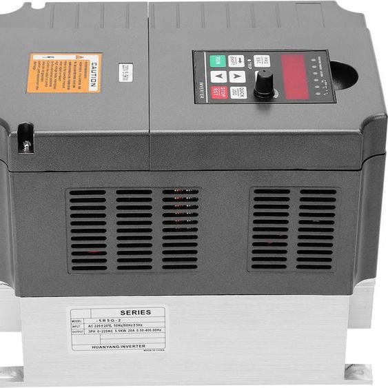 Onduleur àvectorielle, entrée monophasée 220 V, sortie triphasée 220 V, DSP GT5R5G2, 5,5 kW