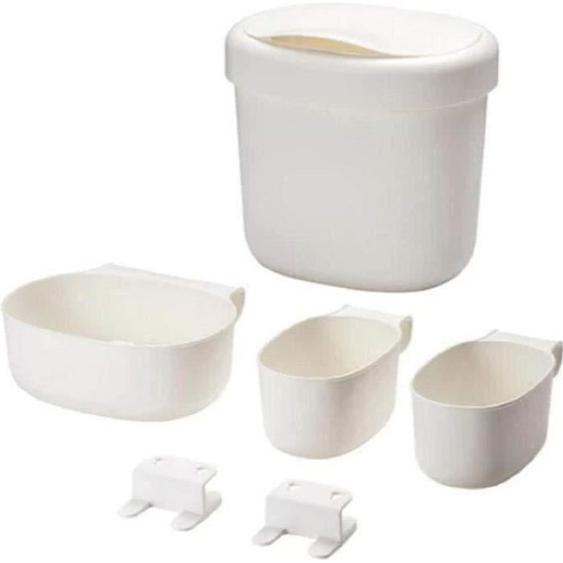 ÖNSKLIG - Corbeilles Table à Langer, Lot de 4, Blanc