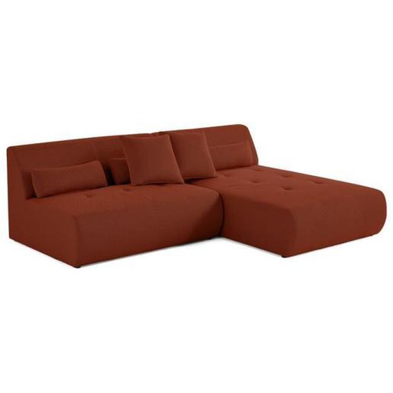 Onyx - canapé modulable dangle réversible 4 places - en tissu mailles 3D - Terracotta