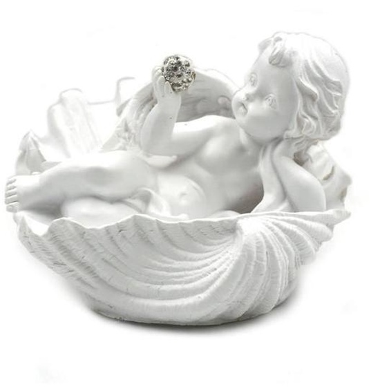 OOTB - Ange Couché dans un Coquillage avec sa Boule en Cristal