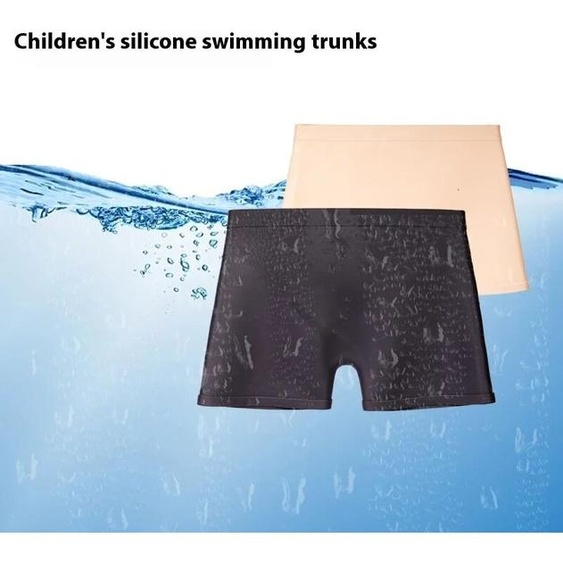 ORA-SOURCE Maillot de bain en Silicone, petite taille, coupe carrée, sous-vêtements de natation, haute élasticité, séchage rapide, short de piscine, haute élasticité, coloré, plage