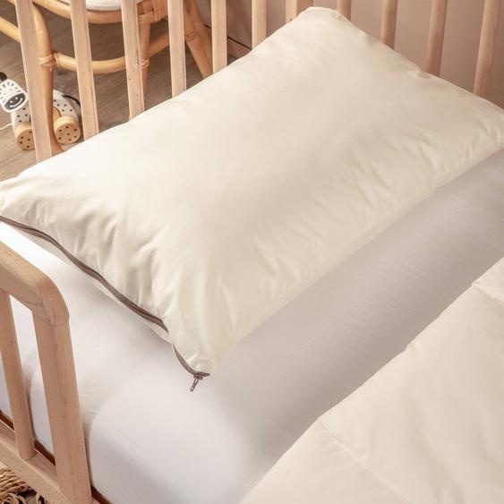 Oreiller Bébé Maui Enveloppe Coton Bio Blanc